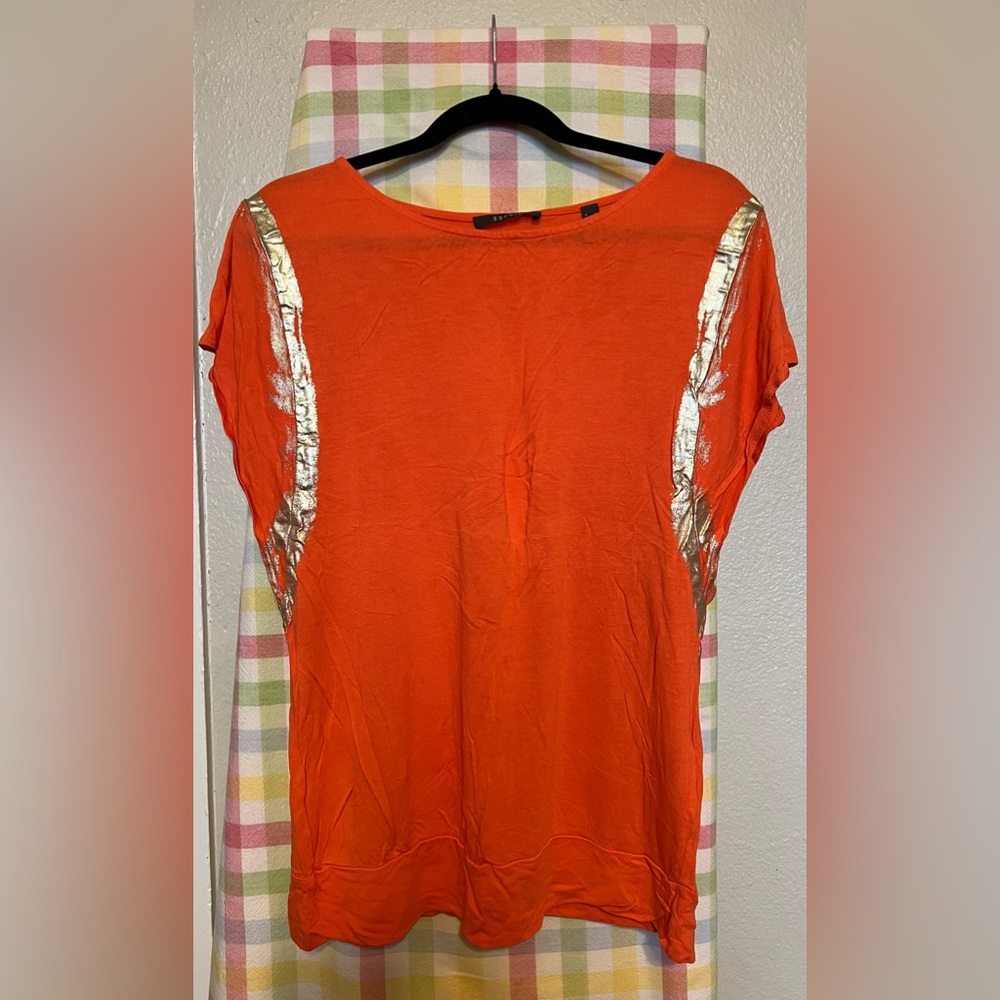 Esprit orange blouse
